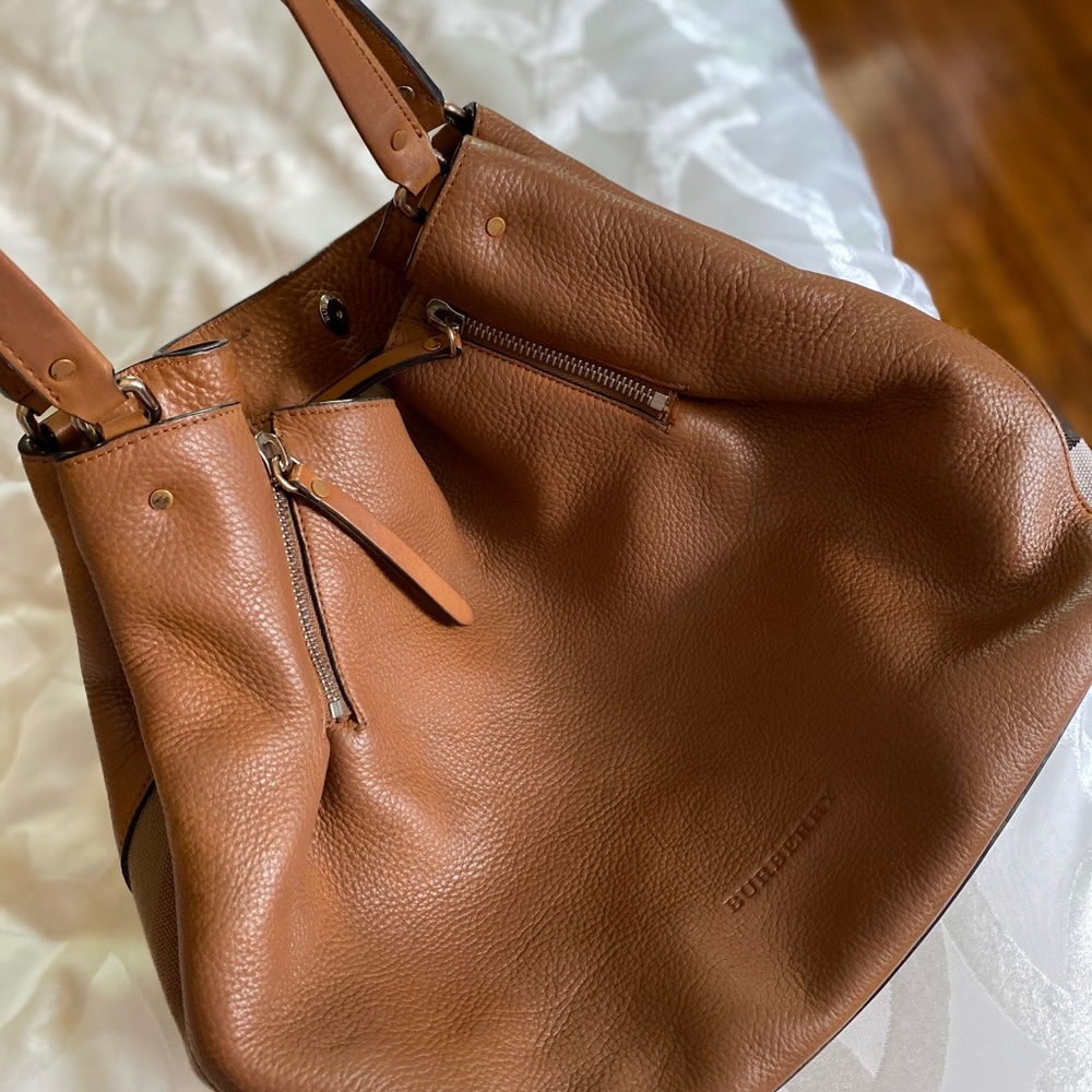 Burberry medium Maidstone brown handbag